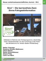 Neues verkehrswissenschaftliches Journal - Ausgabe 25: Sinn² - Die barrierefreie Zwei-Sinne-Fahrgastinformation
