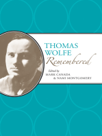Thomas Wolfe Remembered