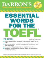 Essential Words for the TOEFL