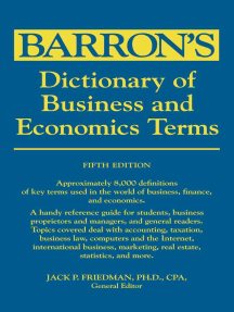 Dictionary Of Business And Economic Terms By Jack P Friedman Ebook Scribd