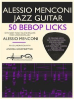 50 Bebop Licks: Jazz guitar book with free video lessons included