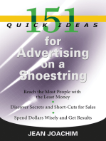 151 Quick Ideas for Advertising on a Shoestring