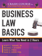 Business Law Basics: Learn What You Need in 2 Hours