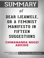 Summary of Dear Ijeawele, or A Feminist Manifesto in Fifteen Suggestions