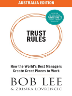 Trust Rules (Australia Edition) - How the World's Best Managers Create Great Places to Work