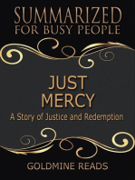 Just Mercy - Summarized for Busy People: Based on the Book by Bryan Stevenson