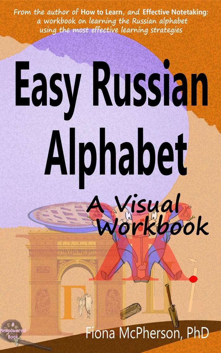 Easy Russian Alphabet: A Visual Workbook by Fiona McPherson - Book