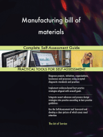 Manufacturing bill of materials Complete Self-Assessment Guide