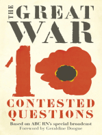 The Great War: Ten Contested Questions