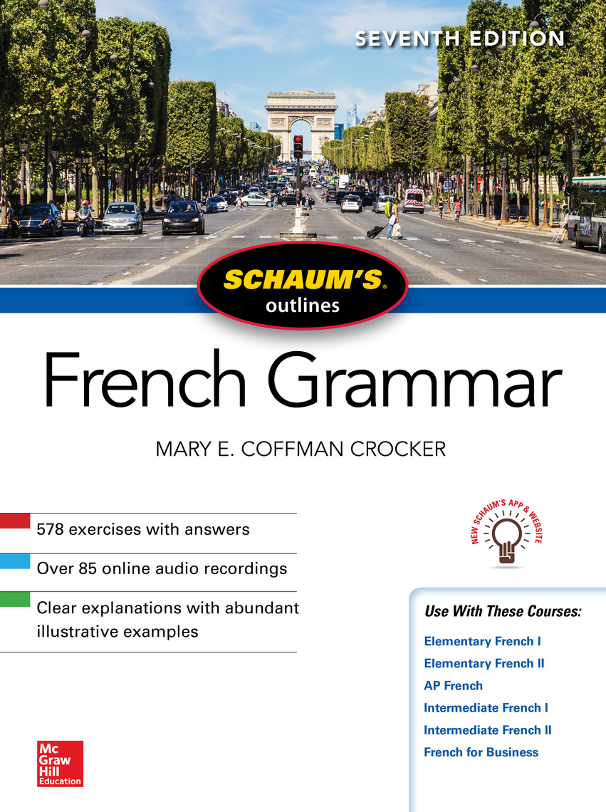 Read Schaum S Outline Of French Grammar Seventh Edition Online By Mary Coffman Crocker Books