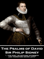 The Psalms of David: “...the poet, he nothing affirmeth, and therefore never lieth”