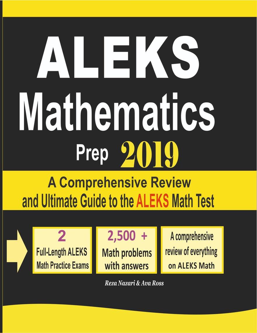 Read ALEKS Mathematics Prep 2019 Online by Reza Nazari and Ava Ross
