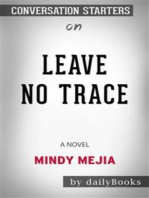 Leave No Trace: A Novel​​​​​​​ by Mindy Mejia​​​​​​​ | Conversation Starters