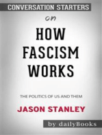 How Fascism Works: The Politics of Us and Them​​​​​​​ by Jason Stanley​​​​​​​ | Conversation Starters
