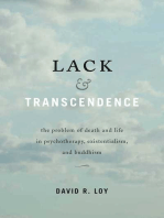 Lack & Transcendence: The Problem of Death and Life in Psychotherapy, Existentialism, and Buddhism
