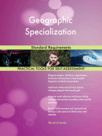 Geographic Specialization Standard Requirements