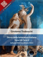Storia della letteratura italiana del cav. Abate Girolamo Tiraboschi – Tomo 8. – Parte 2: MDC fino all'anno MDCC