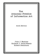 The Arkansas Freedom of Information Act