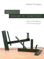 Hegel’s Realm of Shadows: Logic as Metaphysics in “The Science of Logic”