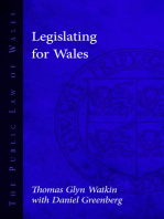 Legislating for Wales