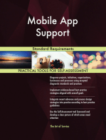 Mobile App Support Standard Requirements