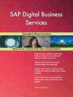SAP Digital Business Services Standard Requirements