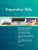 Preparation Skills Standard Requirements