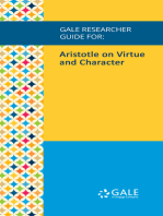 Gale Researcher Guide for: Aristotle on Virtue and Character