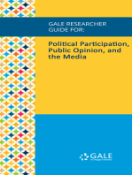 Gale Researcher Guide for: Political Participation, Public Opinion, and the Media