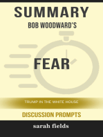 Summary: Bob Woodward's Fear: Trump in the White House