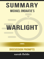Summary: Michael Ondaatje's Warlight: A Novel