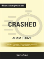 Summary: "Crashed: How a Decade of Financial Crises Changed the World" by Adam Tooze | Discussion Prompts