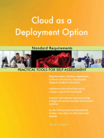 Cloud as a Deployment Option Standard Requirements