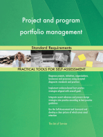Project and program portfolio management Standard Requirements