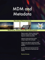 MDM and Metadata Standard Requirements