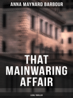 That Mainwaring Affair (Legal Thriller): A Legal Mystery