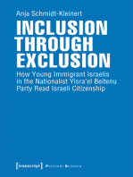 Inclusion through Exclusion: How Young Immigrant Israelis in the Nationalist Yisra'el Beitenu Party Read Israeli Citizenship