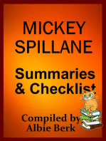 Mickey Spillane: Book List with Summaries