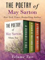 The Poetry of May Sarton Volume Two