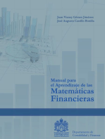 Manual para el Aprendizaje de las Matemáticas Financiera