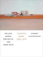 Sallies, Romps, Portraits, and Send-Offs: Selected Prose, 2000-2016