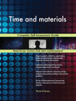 Time and materials Complete Self-Assessment Guide