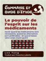 Sommaire Et Guide D'étude - Le Pouvoir De L'esprit Sur Les Médicaments