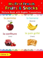 My First French Fruits & Snacks Picture Book with English Translations