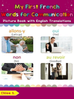 My First French Words for Communication Picture Book with English Translations