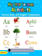 My First German Alphabets Picture Book with English Translations: Teach & Learn Basic German words for Children, #1