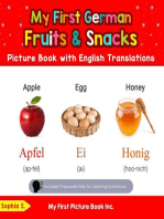 My First German Fruits & Snacks Picture Book with English Translations: Teach & Learn Basic German words for Children, #3