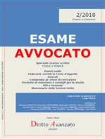 ESAME AVVOCATO 2/2018. Speciale esame scritto