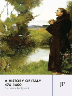 A History of Italy 476-1600