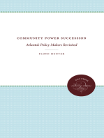 Community Power Succession: Atlanta's Policy Makers Revisited